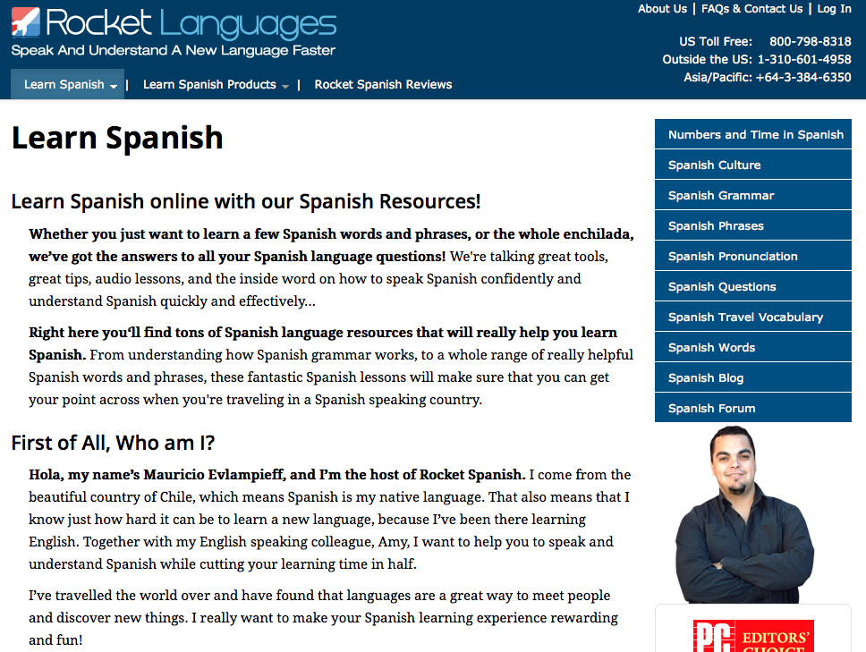 Rocket Spanish screenshot