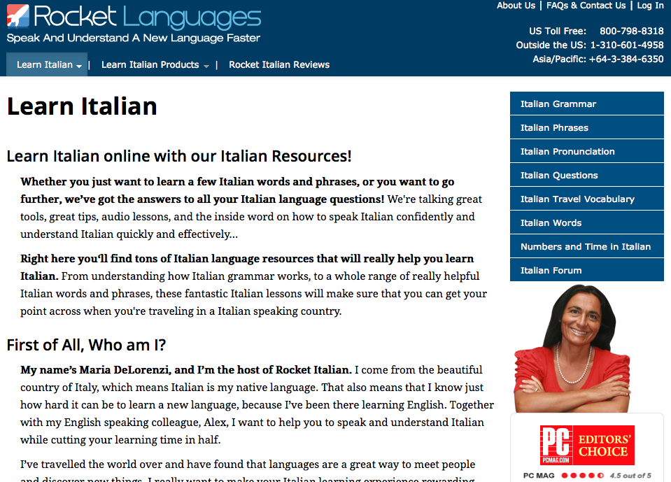 Rocket Italian screenshot